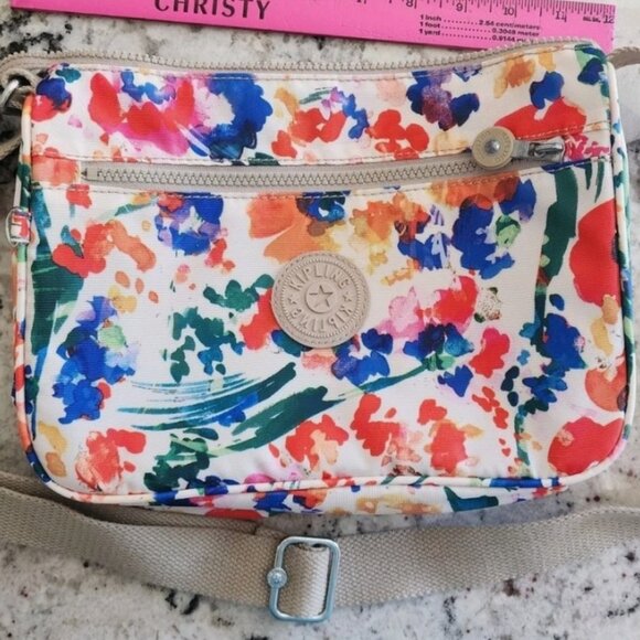 Kipling Alvar Crossbody Bag HB6492 in Funky Flower C Floral Print Purse - Picture 1 of 4